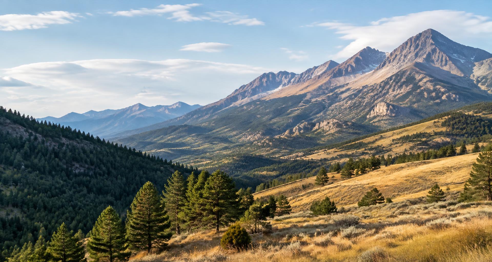 Paisaje de las montañas de Colorado